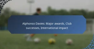 Alphonso Davies: Major awards, Club successes, International impact