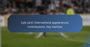 Cyle Larin: International appearances, Contributions, Key matches