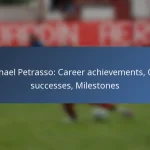 Michael Petrasso: International contributions, Key performances, Legacy