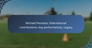 Michael Petrasso: International contributions, Key performances, Legacy